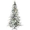 Almo Fulfillment Services Llc Christmas Time Artificial Christmas Tree - 7.5 Ft. White Pine Multi-Color/Clear LED Lights CT-WP075-ML